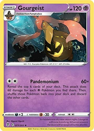 Pokemon Gourgeist - 077203 - Rare - Sword Shield - Evolving Skies