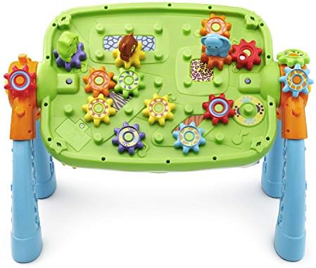 VTech GearZooz 2-in-1 Jungle Friends Gear Park Frustration Free Packaging Multicolor