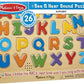 Melissa & Doug Melissa Doug Wooden Alphabet Sound Puzzle