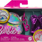 Barbie Clothes Set Beach-Themed with Swimsuit 5 Acessories Zippered Doll