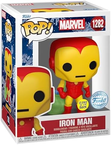 Funko Pop Toy Figure - Iron Man - Marvel Comics - T-Shirt - Clothes with Collectable Vinyl Figure