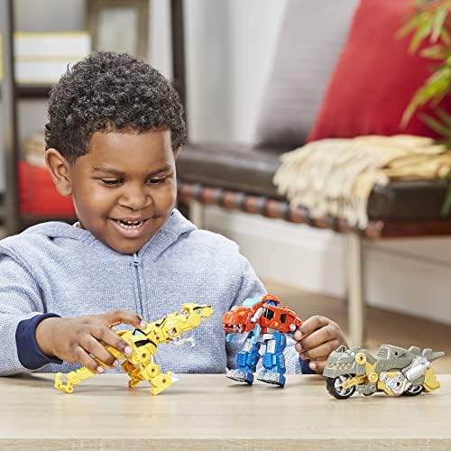 Transformers Playskool Primal Team-Up 3-Pack with Optimus PrimeBumblebee and Grimlock