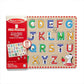 Melissa & Doug Melissa Doug Lift See Alphabet Wooden Peg Puzzle