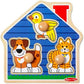 Melissa & Doug Melissa Doug First Shapes Jumbo Knob Wooden Puzzle