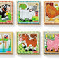 Melissa & Doug Melissa Doug Farm Wooden Cube Puzzle