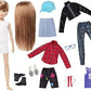 Mattel Creatable World Deluxe Character Kit Customizable Doll Black Straight Hair