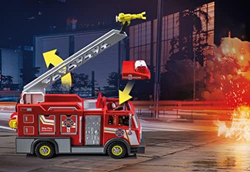 Playmobil Fire Truck with and 2 Figures