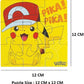 Topps Pokemon Style Characters Zigsaw Puzzle Pack of 6 Total 96 Pieces Assortment 2