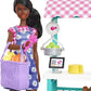 Barbie Careers Playset Farmers Market Set with Blonde Fashion Doll Furniture