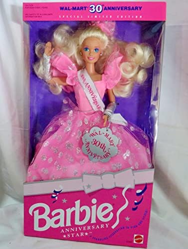 Barbie Anniversary Star Doll Wal-Mart 30th Anniversary Special Limited Edition 1992
