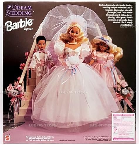 Barbie Dream Wedding Gift Set w Barbie Stacie Todd Dolls 1993