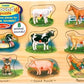 Melissa & Doug Melissa Doug Farm Sound Puzzle - Wooden Peg Puzzle With Sound Effects 9 pcs