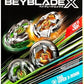 Beyblade X Gale Wyvern 5-80GB and Tail Viper 3-80HN Dual Pack Set with 2 Right-Spinning