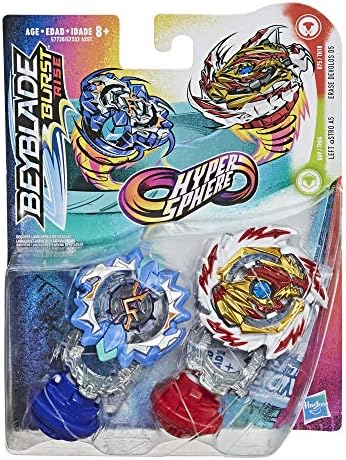 Hasbro Beyblade Burst Rise Hypersphere Dual Pack Erase Devolos D5 and Left Astro A5-2