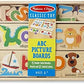 Melissa & Doug Melissa Doug ABC Picture Boards - Educational Toy With 13 Double-Sided