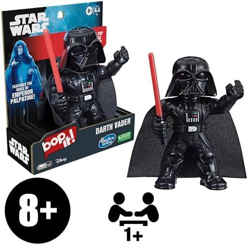 Hasbro Bop It Star Wars Darth Vader Edition Game Features The Voice of Emperor Palpatine