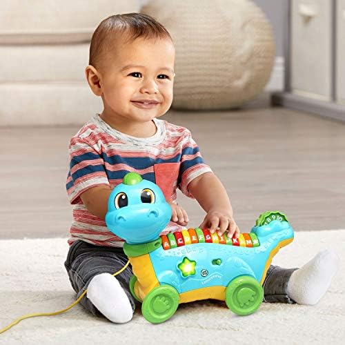 LeapFrog Lettersaurus Alphabet Pull Toy Teal