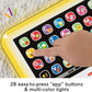 Fisher-Price Toddler Learning Toy Laugh Learn Smart Stages Tablet Pretend Computer with