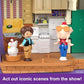 Polly Pocket Friends Compact Playset with 6 Character Dolls 9 Coffee Cup Exterior Toy