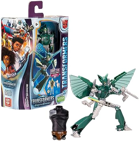 Transformers EarthSpark Deluxe Class Terran Nightshade Action Figure 5-Inch Robot for