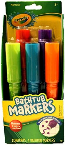 Crayola Bath Time Fun Bundle Including Bathtub Markers Bathtub Crayons and Bath Squirters