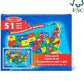 Melissa & Doug Melissa Doug USA Map Floor Puzzle - 51 Pieces 2 x 3 feet - FSC Certified