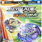 Beyblade Hasbro Hasbro Burst QuadDrive Wrath Fafnir F7 and Berserk Linwyrm L7 Spinning