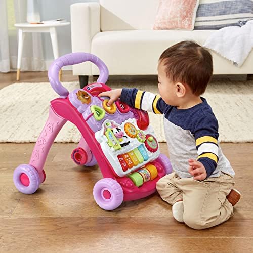 VTech Sit-to-Stand Learning Walker Frustration Free Packaging Blue