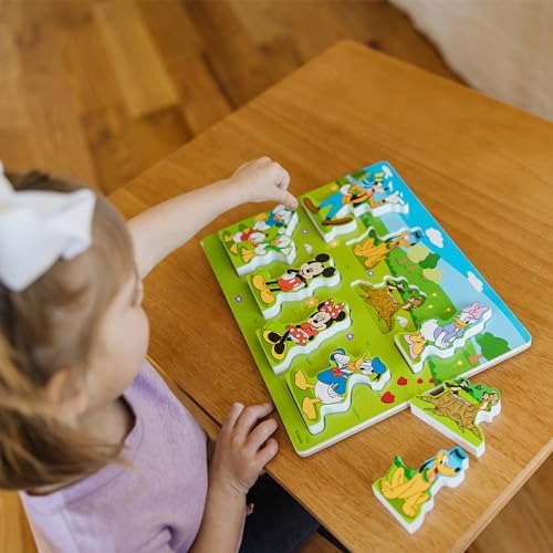 Melissa & Doug Melissa Doug Disney Mickey Mouse Wooden Chunky Puzzle