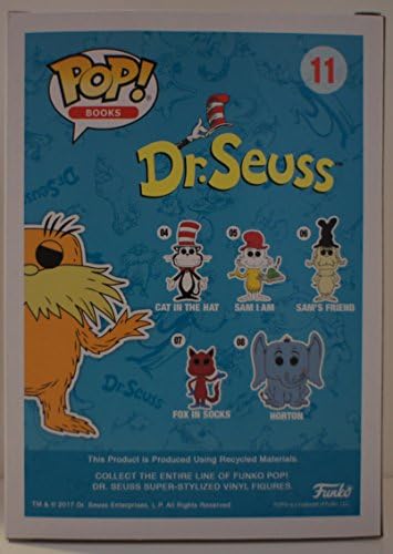 Funko Pop Dr. Seuss Lorax Flocked Figure - Summer Convention