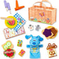 Melissa & Doug Melissa Doug Blue's Clues You Share with Blue Picnic with Hand Puppet -