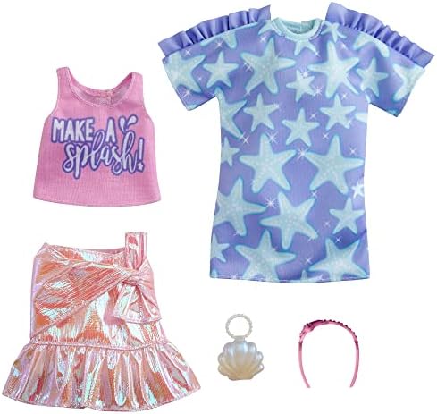 Barbie Fashions 2-Pack Clothing Set 2 Outfits Doll