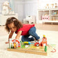 Melissa & Doug Melissa Doug 17-Piece Wooden Take-Along Tabletop Farm 4 Farm Vehicle