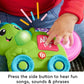 Fisher-Price Baby Learning Toy Link Squad Crawl 'n Colors Chameleon with Music Lights for