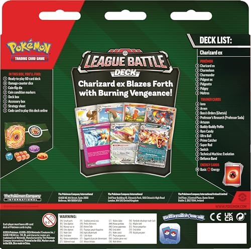 Pokemon TCG Charizard ex League Battle Deck