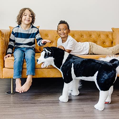 Melissa & Doug Melissa Doug Giant Siberian Husky - Lifelike Stuffed Animal Dog over 2