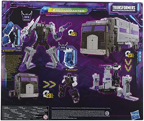 Transformers Generations Legacy Series Commander Decepticon Motormaster Combiner Action
