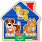 Melissa & Doug Melissa Doug First Shapes Jumbo Knob Wooden Puzzle