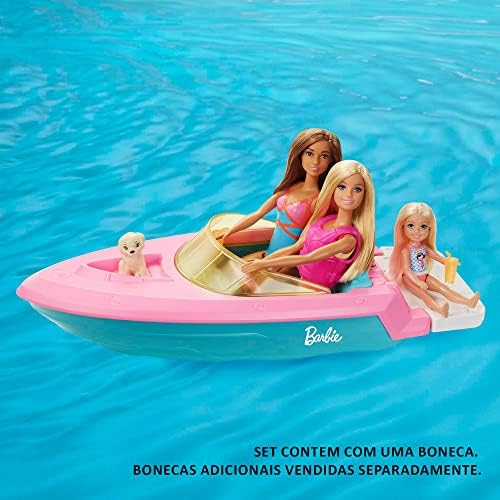Barbie Doll Toy Boat Playset