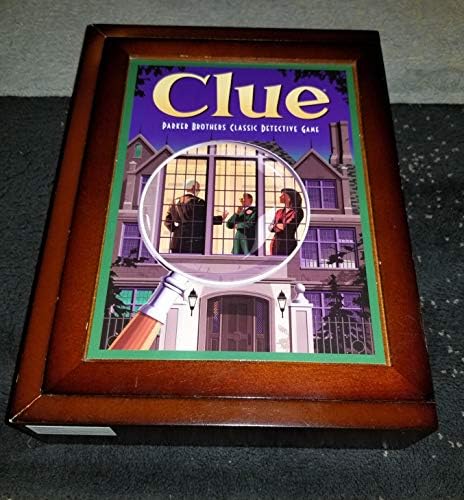 Hasbro Parker Brothers Vintage Game Collection Wooden Book Box Clue