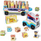 Melissa & Doug Melissa Doug PAW Patrol Wooden ABC Block Truck 33 Pieces - Sort And Stack Alphabet Blocks For Toddlers Vehicle