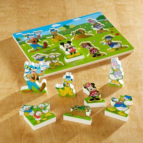 Melissa & Doug Melissa Doug Disney Mickey Mouse Wooden Chunky Puzzle