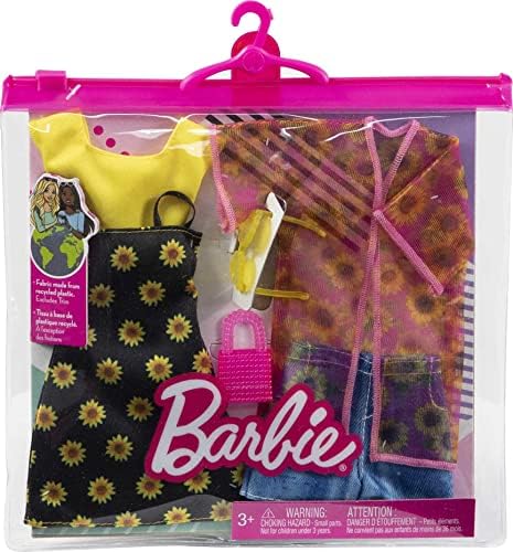 Barbie Fashions 2-Pack Clothing Set 2 Outfits Doll