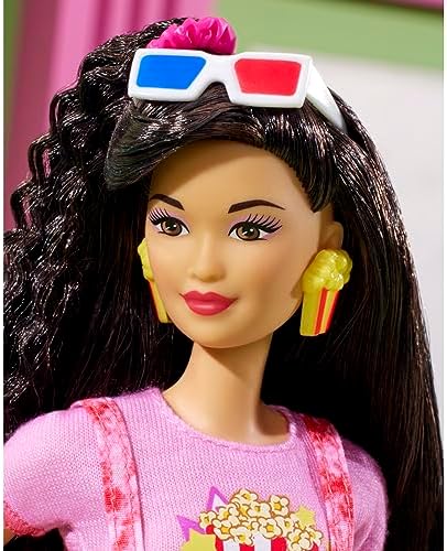 Barbie Rewind Doll with Curly Blonde Hair 1980s-inspired Prom Queen Outfit Displayable