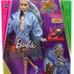 Barbie Extra Doll with Platinum Blonde Hair Blue Paisley-Print Jacket Pet Chihuahua