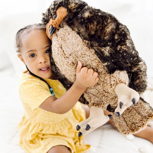Melissa & Doug Melissa Doug Giant Owl - Lifelike Stuffed Animal 17 inches tall Brown