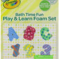 Crayola My First Crayola Bath Time Play Learn Foam Set Bath Letters and Numbers for