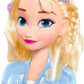 Disney Elsa Styling Head A" 18-Piece Set with Wear & Share Accessories Blonde Hair – 18