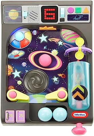 Little Tikes Old School My First Pinball Activity Table Letters Numbers Planets Counting