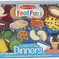 Melissa & Doug Melissa Dougi Combine Dine Dinners Food Fun Toy 1 Theme Compatible MD